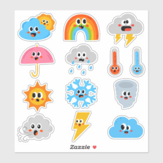 Kids Weather Aufkleber