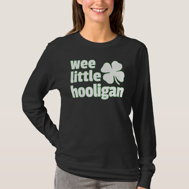 Kids WEE LITTLE HOOLIGAN Kids St. Patrick's Day T-Shirt (Vorderseite)