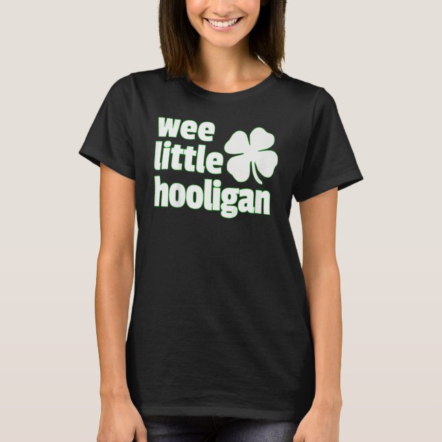 Kids WEE LITTLE HOOLIGAN Kids St. Patrick's Day T-Shirt (Vorderseite)