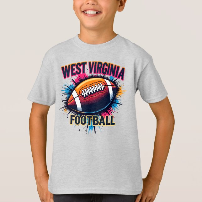 Kids West Virginia Football T - Shirt - Game Day T (Vorderseite)