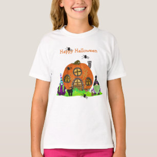 Kids Whimsical Gnomes Halloween T-Shirt