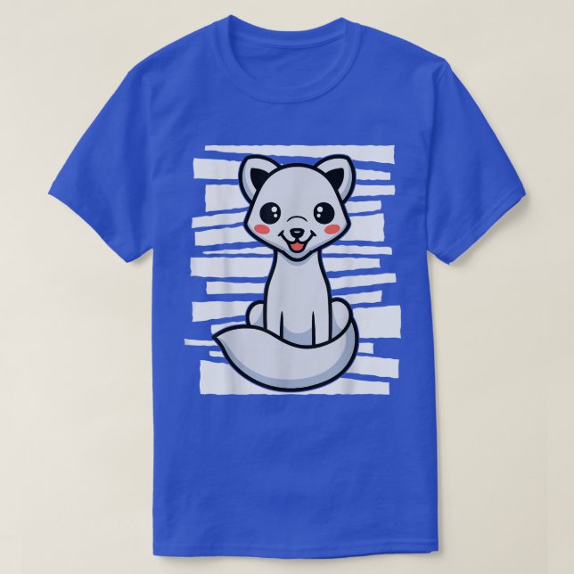 Kids White Arctic Fo  T-Shirt (Design vorne)