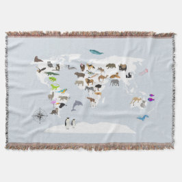 Kids World Map Animes Decke