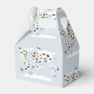 Kids World Map Animes Geschenkschachtel