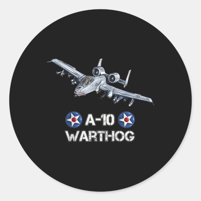 Kids World War 2 F6f Hellcat Gefechtsflugzeug Runder Aufkleber (Vorderseite)