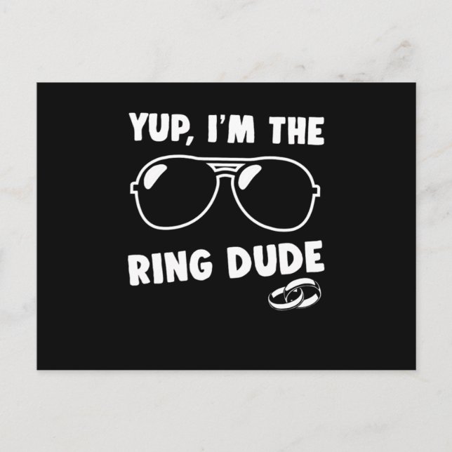 Kids Yup IM The Ring Typ Wedger Boys Postkarte (Vorderseite)