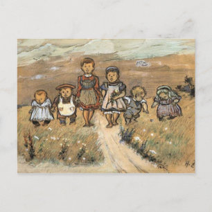 Kids - Zille - Vintage Motive Postkarte