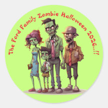 Kids Zombie Family Halloween-Party