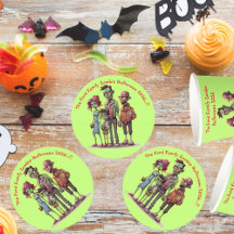 Kids Zombie Family Halloween-Party