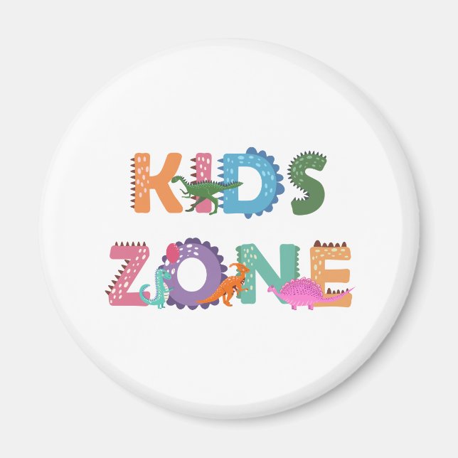Kids Zone Dinosaurier Magnet (Vorne)