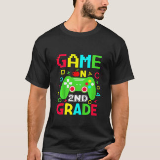 Kids zurück zur Schule Spiel auf der zweiten Klass T-Shirt