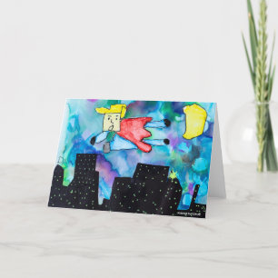 KidsArt für CHOC - Super Hero Dankeskarte