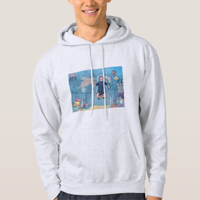 KidsArt für CHOC - Unterwasser-Explorer Hoodie (Vorderseite)