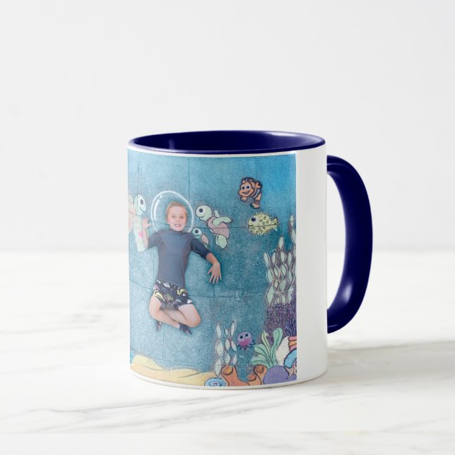 KidsArt für CHOC - Unterwasser-Explorer Tasse (VorderseiteRechts)