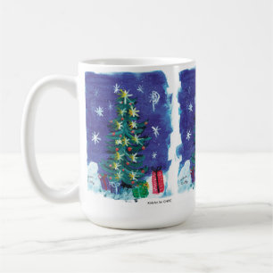 KidsArt für CHOC - Weihnachtsbaumkarte Kaffeetasse