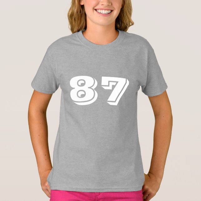 Kids'Augusta Retro Striped Sleeve T - Shirt (Vorderseite)