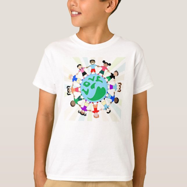 KidsLoveGlobe T-Shirt (Vorderseite)