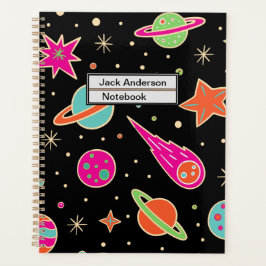 Kids's Back to School Space Rocket Muster Planer