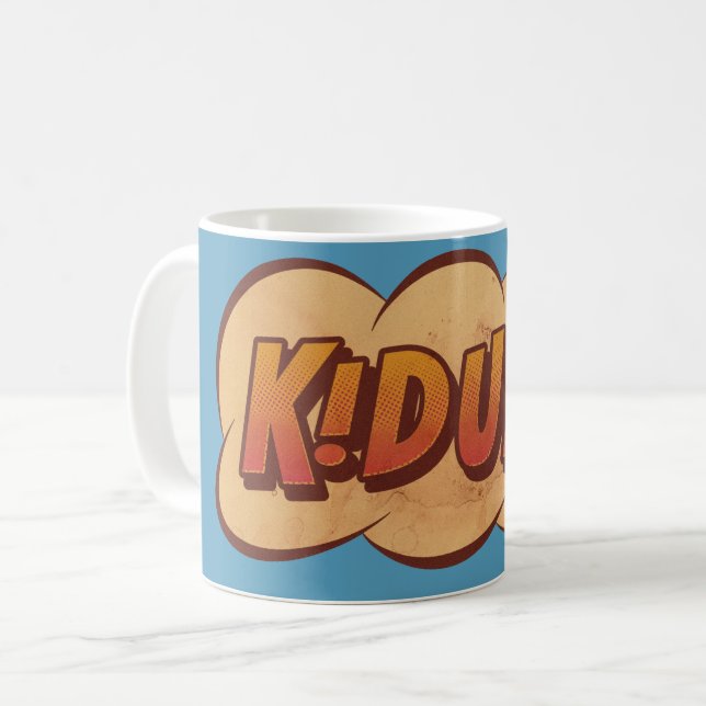 KIDULT - Ein erwachsenes Kind im Herzen - Cartoon Kaffeetasse (Vorderseite Links)