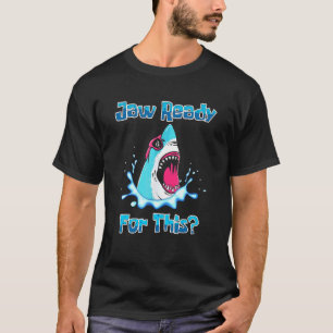 Kiefer bereit für diesen Hai Ozean Wildtiere T-Shirt
