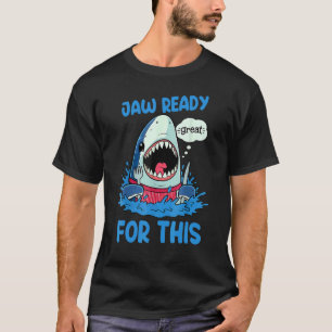 Kiefer bereit für diesen Hai T-Shirt