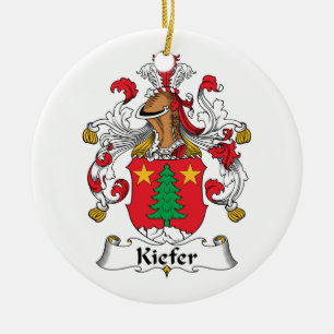 Kiefer Familienwappen Keramik Ornament