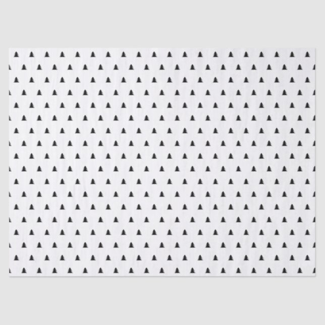 Kiefer im skandinavischen Stil Weihnachten Seidenpapier (Vorderseite)