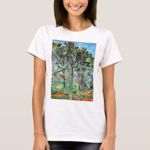 Kiefer mit Viadukt von Paul Cezanne, Vintage Art T-Shirt