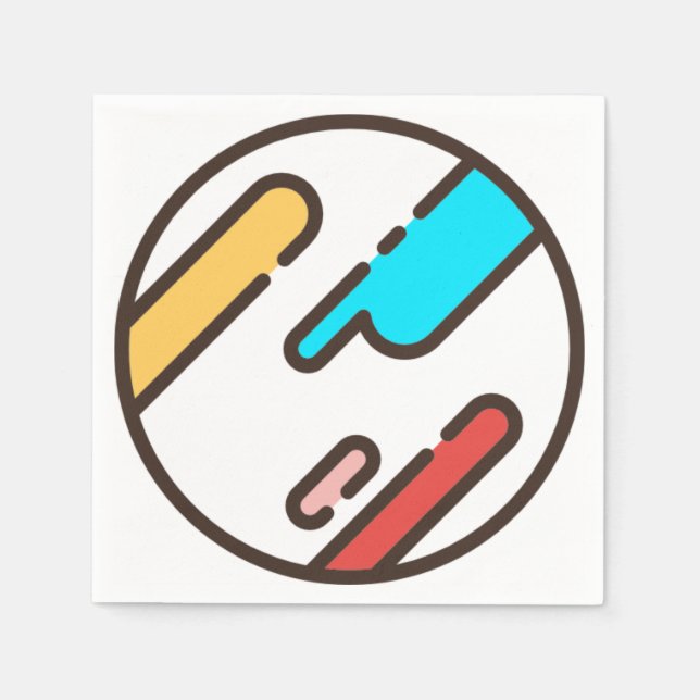 Kiefer Serviette (Vorderseite)