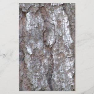 Kiefern-Baum-Barken-Camouflage-natürliche hölzer Briefpapier