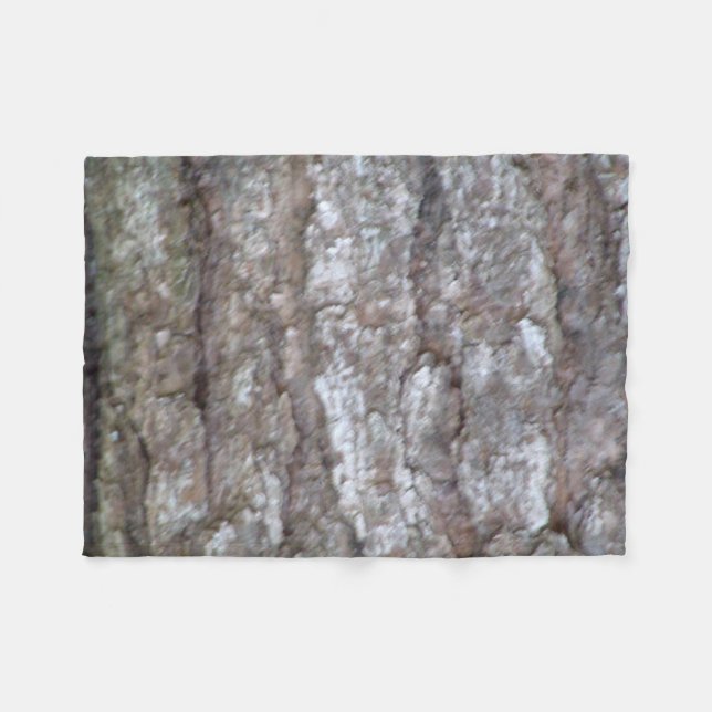 Kiefern-Baum-Barken-Camouflage-natürliche hölzerne Fleecedecke (Vorderseite (Horizontal))