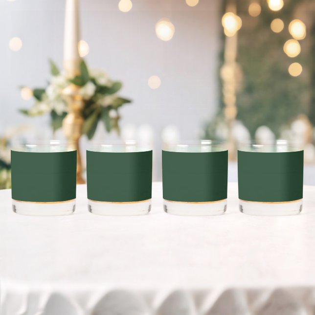 Kiefern Grün Whiskyglas (Insitu (Hochzeit))
