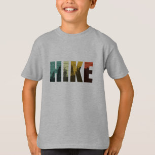 Kiefern in den Wald wandern vintage T-Shirt