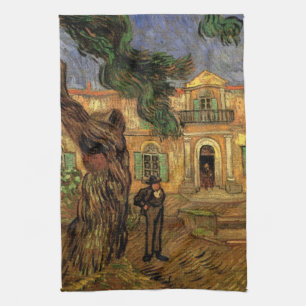 Kiefern in Saint-Paul von Vincent van Gogh Geschirrtuch