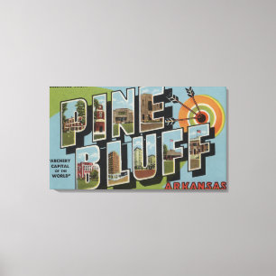 Kiefern-Täuschung, Arkansas Leinwanddruck