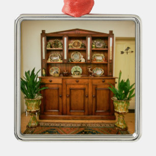 Kiefern- und Zedernaufbereiter Ornament Aus Metall