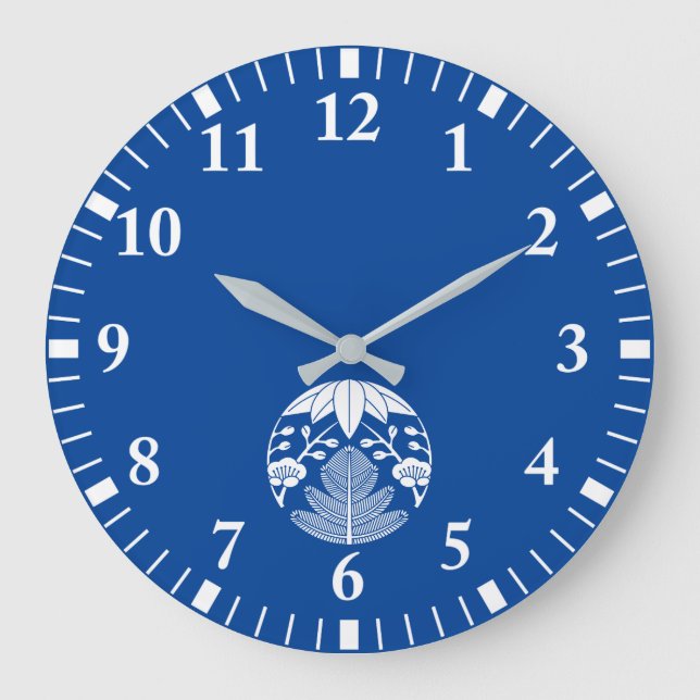 Kiefernbambusume Große Wanduhr (Vorderseite)