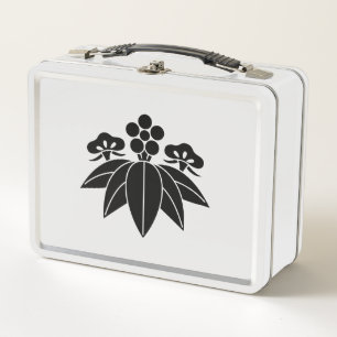 Kiefernbambusume im Gentianstil Metall Brotdose