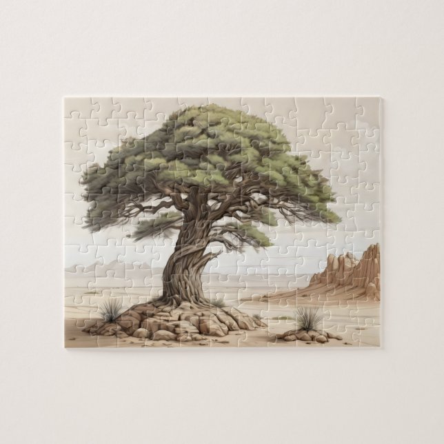 Kiefernbaum Puzzle (Horizontal)