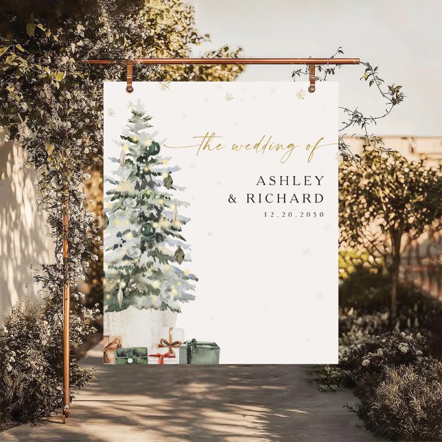 Kiefernbaum Weihnachtsabende Wandteppich (Von Creator hochgeladen)