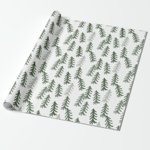 Kiefernbäume Geschenkpapier
