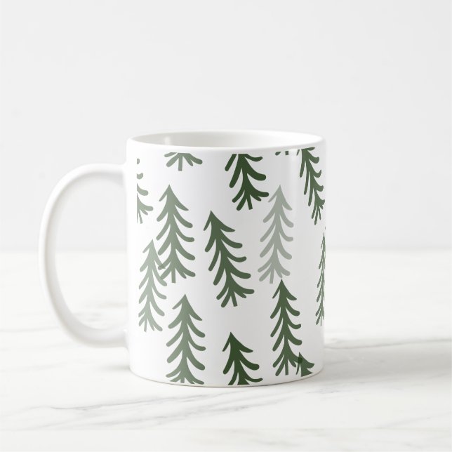 Kiefernbäume Kaffeetasse (Links)