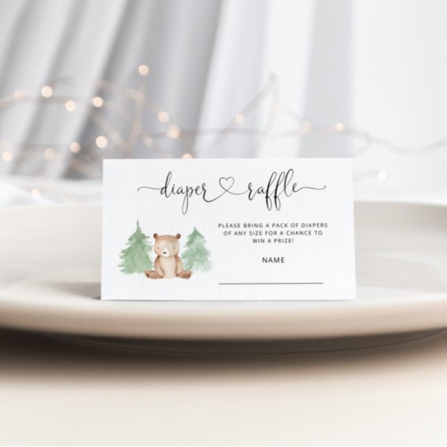 Kiefernbäume Kleinbärentaucher-Gewinnspiel Begleitkarte (Von Creator hochgeladen)