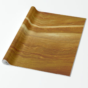 Kiefernholz II Faux-Holzoptik Geschenkpapier