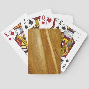 Kiefernholz II Faux-Holzoptik Spielkarten