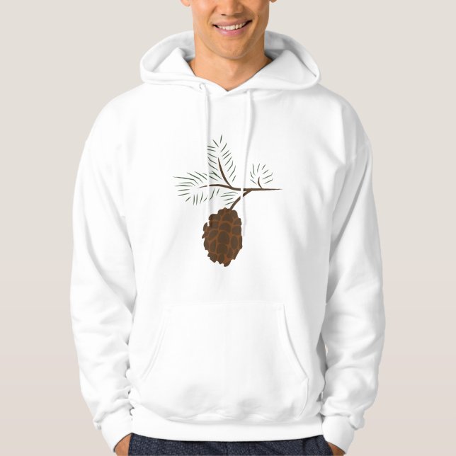 Kiefernkiefer Hoodie (Vorderseite)