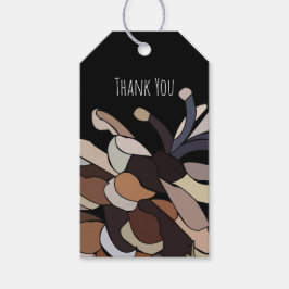 Kiefernkone Botanisch Personalisiert Geschenkanhänger