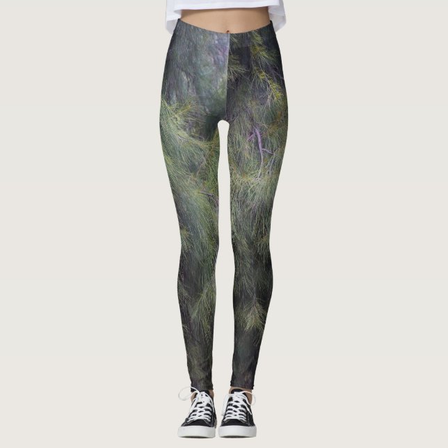 Kiefernnadeln Leggings (Vorderseite)