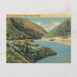 Kiefernsee, Ogden Canyon, Utah Postkarte