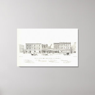 Kiefernsüdseite Batterie und Sansome Leinwanddruck